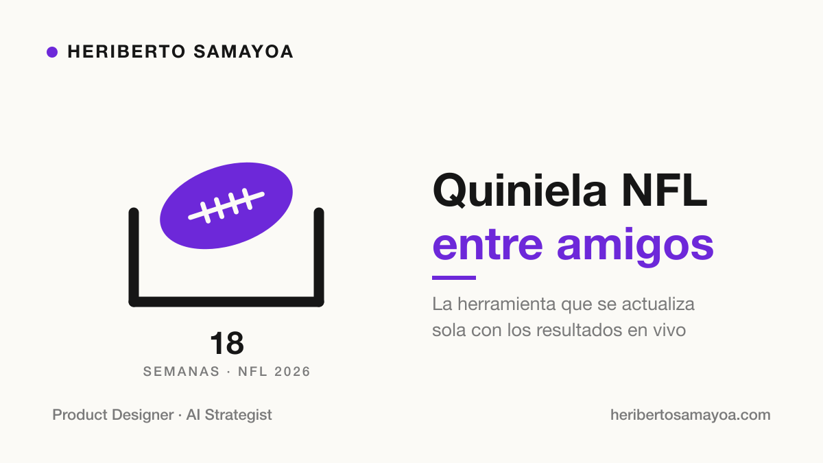 Quiniela NFL entre amigos